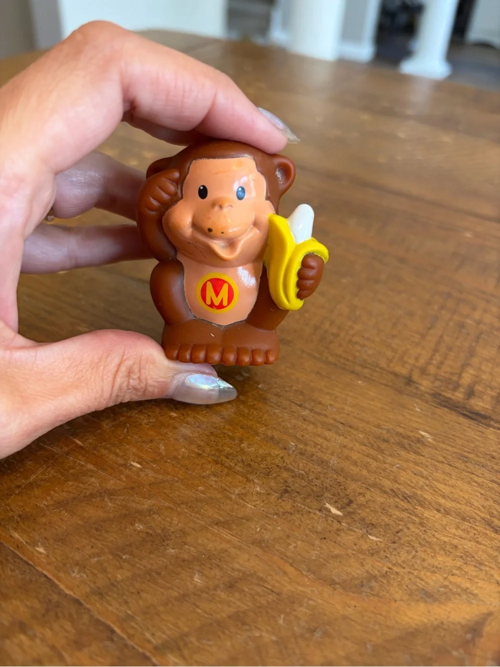 Fisher Price Little People M monkey as is